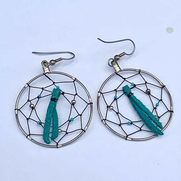Dreamcatcher earrings - Picture 2 of 2